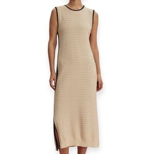 Varley x Anthropologie Dwight Tank Knit Midi Dress